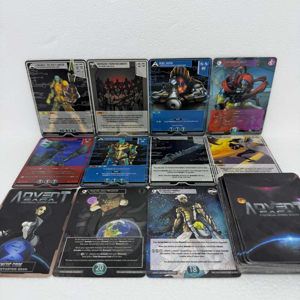 Pro-Gen Studios - Advent Saga Tactical Card Game Lot